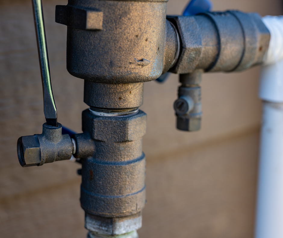 sprinkler system backflow preventer